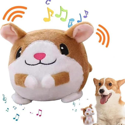 EVERBETTERUS Active Moving Plush Toy Smart Interactive Toy USB Rechargeable Washable 120 Music USB Rechargeable Interactive Washable Cartoon Pig Plush Sound Electronic Dog Toy Small Cute Squeaky Toy